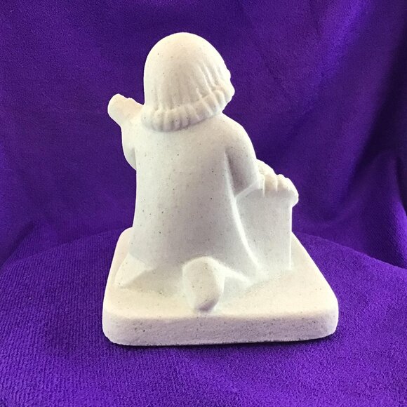 Marbell Stone Art Nativity Figurine Made in Belgium Baby Jesus Christmas - Picture 6 of 13